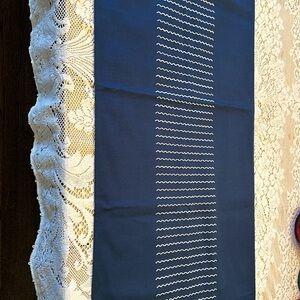 Territory Blue Cotton Table Runner NWT